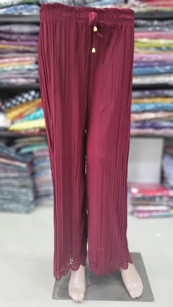 Imported Fabric Free Size Plazzo | PL54